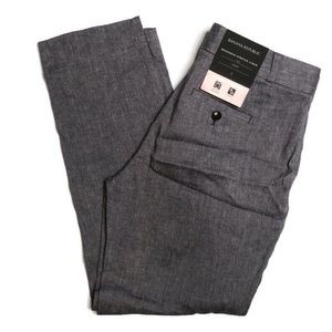 NEW w TAGS! Banana Republic, Avery, washable stretch linen pant, size 2, grey.
